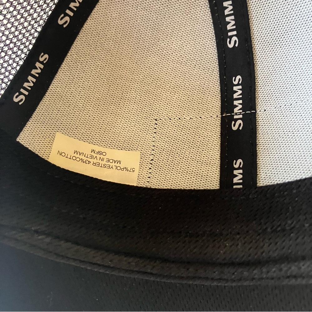 Simms Original Patch Trucker Cap in Bronze/Black - Picture 4 of 9